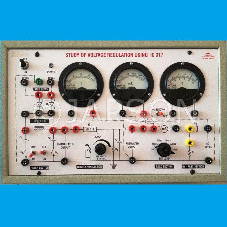 Study of Voltage Regulation using IC 317 Study of Voltage Regulation using IC 317
